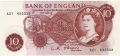 Bank Of England 10 Shilling Notes Portrait 10 Shillings, from 1961